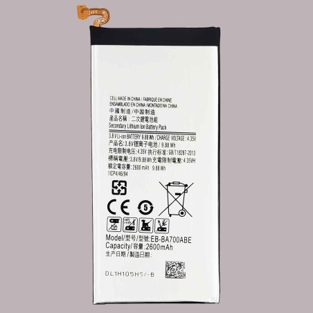 EB-BA700ABE Original Capacity Li-ion Battery for Samsung GALAXY A7 A700 A7000 A7009 A7-2015 2600mAh