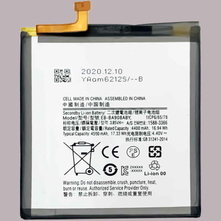 EB-BA908ABY Original Capacity Li-ion Battery for Samsung Galaxy A90 5G A908 4500mAh