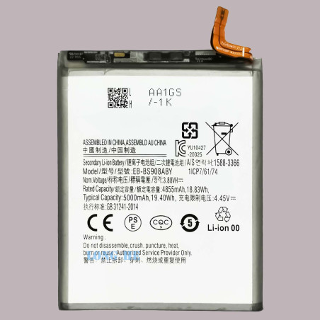EB-BS908ABY Original Capacity Li-ion Battery for Samsung Galaxy S22 Ultra 5000mAh