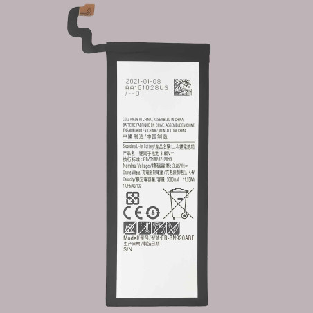 EB-BN920ABE Original Capacity Li-ion Battery for Samsung Galaxy Note5/N9200 N9208 N920VFPTKSLC 3000mAh
