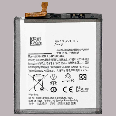 EB-BN985ABY Original Capacity Li-ion Battery for Samsung NOTE 20 Ultra 4500mAh